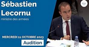 Budget 2024 : audition de Sébastien Lecornu, ministre des armées