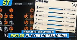 96 OVERALL!! | WHERE TO PUT SKILL POINTS IN FIFA 23 MY PLAYER CAREER MODE!! (STRIKER)
