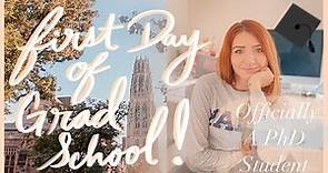 FINALLY A YALE PHD STUDENT | First Day of Grad School(History & African American Studies)PhD Vlog #5