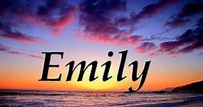 Emily, signfificado y origen del nombre