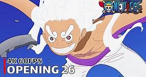 One Piece - Opening 26 【Uuuuus!】 4K 60FPS | CC