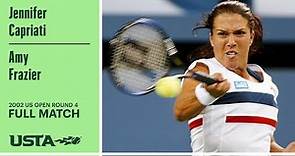 Jennifer Capriati vs. Amy Frazier Full Match | 2002 US Open Round 4