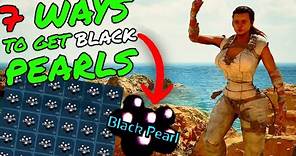 7 WAYS to Get THOUSANDS of BLACK PEARLS on Ark Survival Ascended on The Island!!!!