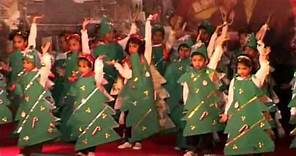 Cute Sunday School children perform on the song - Am the happiest Christmas tree