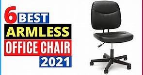 Best Armless Office Chair Reviews 2022