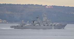 Ucrania hunde el mayor buque de guerra desde la Segunda Guerra Mundial