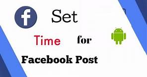 2021 || How to set time for Facebook Post || Schedule post on Facebook/instagram