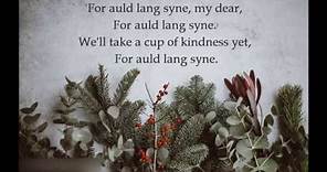 Auld Lang Syne Lyrics