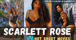 Scarlett Rose Hot Photoshoot Moves | Scarlett Rose Black Bikini | Scarlett Rose Hot