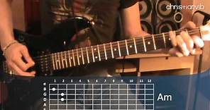 Cómo tocar "Bésame Mucho" de Zoé en guitarra (HD) Tutorial - Christianvib