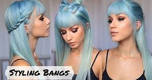 3 Awesome Hairstyles to Try with Bangs