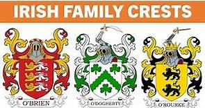 Irish Family Crests