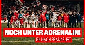 SCHULTZ: "Verdient für uns" | 1. FC Köln - Eintracht Frankfurt | Pressekonferenz