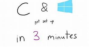 C Programming on Windows Quick Setup Guide
