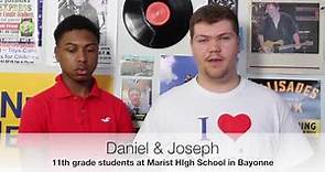 2 Marist students — Why Marist H.S. is so special to us