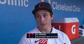 Indians' Eli Morgan on different pitch approaches
