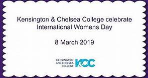 Kensington and Chelsea College celebrates International Women's Day