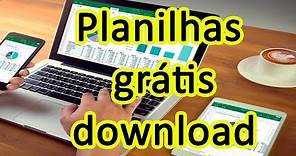 Planilhas gratis download