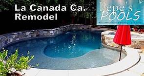 Los Angeles Pool Builder: Pepe's Pools La Canada Ca. Remodel