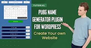 PUBG Name Generator with Stylish Symbols For Wordpress 2023😎