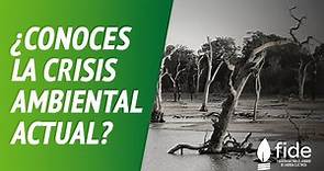 ¿Conoces la crisis ambiental actual?