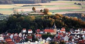 Gudensberg die Obernburg faszinierende Aussicht auf die Stadt und das Umland