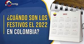 Días Festivos en Colombia 2022