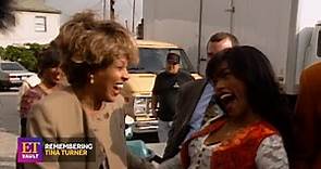 Angela Bassett and Tina Turner on the set of What's Love Got to Do With It (1993) new footage