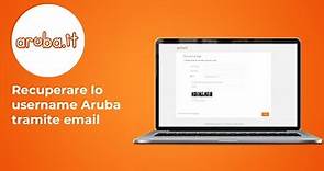 Come recuperare lo username Aruba tramite email - Guida