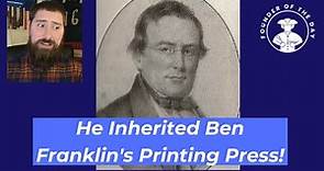 The Sedition of Benjamin Franklin Bache