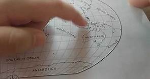 Robinson Projection map