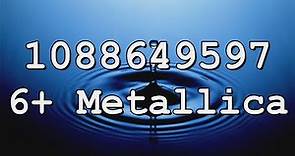 Metallica Roblox Song IDs