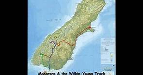 2008-2009 New Zealand Travel Route Map