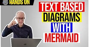 Create text-based diagrams with Mermaid