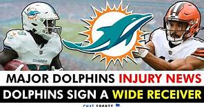 Miami Dolphins SIGN A Wide Receiver + MAJOR De’Von Achane Injury Update & River Cracraft News