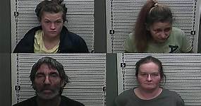 Four people arrested following Harlan County drug bust