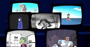 Teen Titans Trapped Inside TVs - Teen Titans "Don't Touch That Dial"