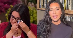 El momento en el que Kim Kardashian emocionó a la víctima de un tiroteo que se salvó por usar una prenda de su marca