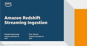 Real-time Analytics with Amazon Redshift Streaming Ingestion -Demo | Amazon Web Services