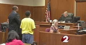 Courtroom outburst after teen sentenced