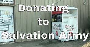 How to Drop off Donations at the Salvation Army