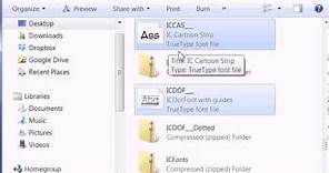 How To Install Fonts On A PC
