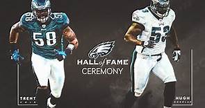 Hugh Douglas and Trent Cole Induction Ceremony into the Eagles Hall of Fame