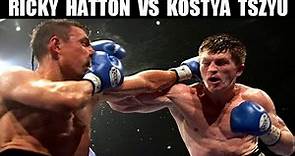 RICKY HATTON VS KOSTYA TSZYU HIGHLIGHTS (GREAT FIGHT)