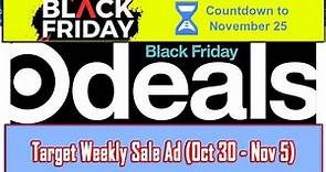 Target Weekly Sale Ad (October 30 - November 5) - Black Friday Deals 2022