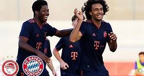 Joshua Zirkzee scores 3 Goals | Olympiakos Piräus vs. FC Bayern 0-4 | Highlights - UEFA Youth League