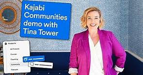 How to build a thriving online community on Kajabi with Tina Tower