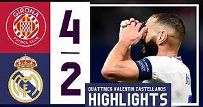 Real Madrid 2 - 4 Girona | Highlights & Goals 2023 - Quattrick Valentin Castellanos