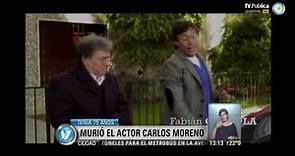 Visión 7: La producción de "Esa mujer" despide al actor Carlos Moreno