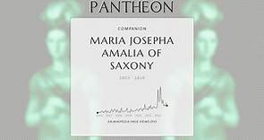 Maria Josepha Amalia of Saxony Biography - Queen of Spain from 1819 to 1829